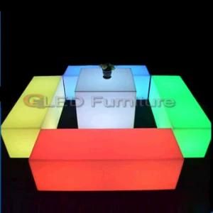 RGB Outdoor Bar LED Event Chairs Work with Li-Battery
