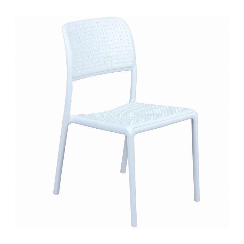 Wholesale Outdoor Furniture Modern Style Garden Furniture Nepal Plastic Chair Eco-Friendly PP Armless Dining Chair
