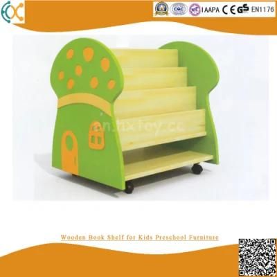 Nursery Bookcase Wooden Book Shelf for Kids Preschool Furniture