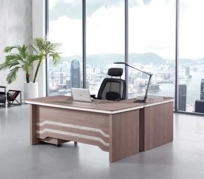 Manufacture Modern Office Furniture Desk High Tech Executive L Shaped Office Desk