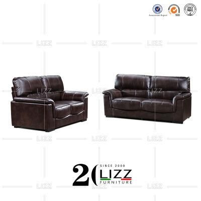 Classic UK Style Chesterfield Couch Living Room Furniture Luxury Geniue Leather 2 Seater Sofa