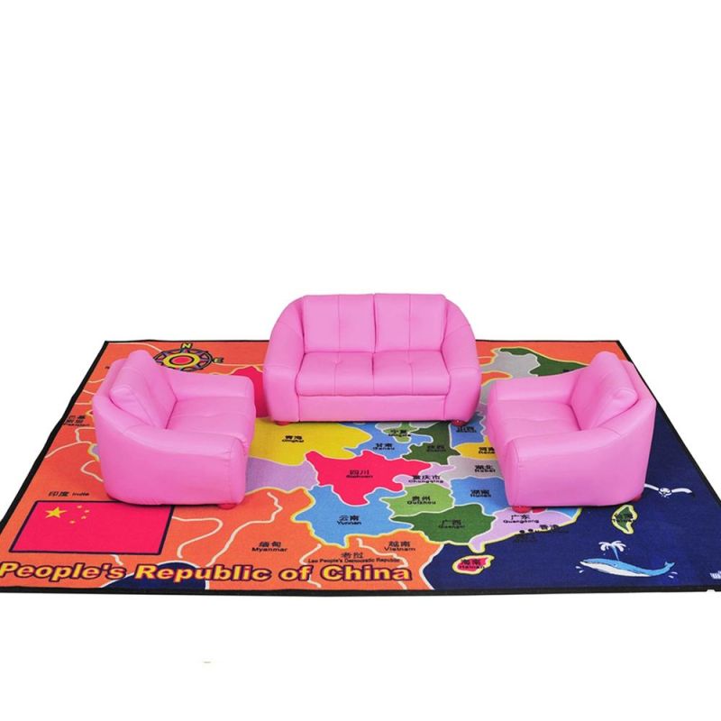 Kids Furniture, Preschool Day Care Sofa, Kindergarten Sofa Furniture, Children Nursery Furniture, Sofa Set, Kids Pink Sofa, Baby Furniture