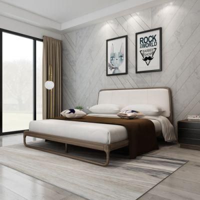 Modern Hotel Furniture Wooden Bed Room Bed Double Bed