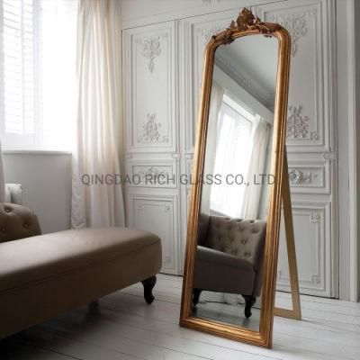 High Quality Home Decoration PS Framed Full Length Standing Floor Dressing Mirror for Wholesale Mirrors