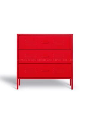 Lateral 3 Drawers Decorative Cabinets for Home Use in Living Room