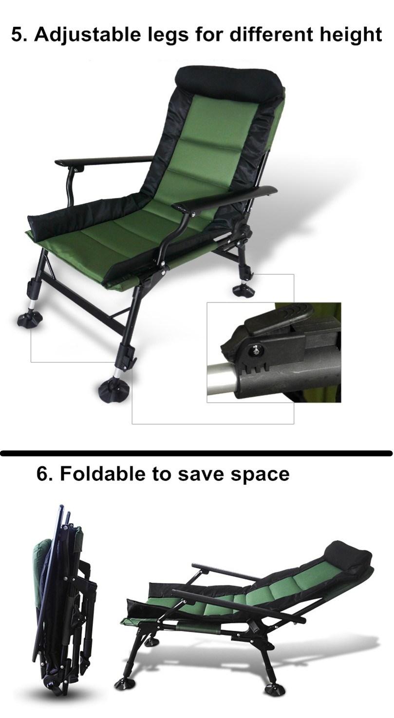 Army Green Aluminum Tube Water Proof Oxford Cloth Carp Chair