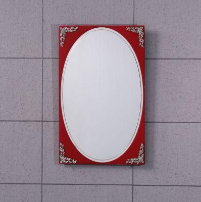 40X60cm 3.5mm 4mm Thickness Wall Mounted Bevel Polish Edge Colorful Frameless Decorative Bathroom Mirror