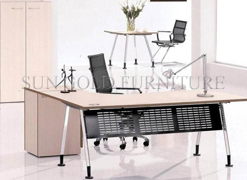 on Sale Wooden Black CEO Boss Office Desk Office Table Furniture (SZ-OD126)