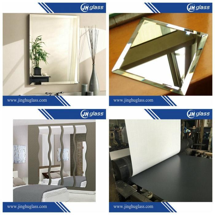 3mm 4mm 5mm 6mm Double Coated Aluminum Mirror Glass Mirror for Bathroom Decorative Mirror