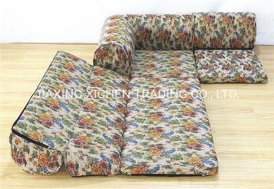 Modern Rurality Flower Backrest Adjustable Sofa Set