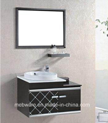 High Grade 80cm Black Stainless Steel Bathroom Cabinet