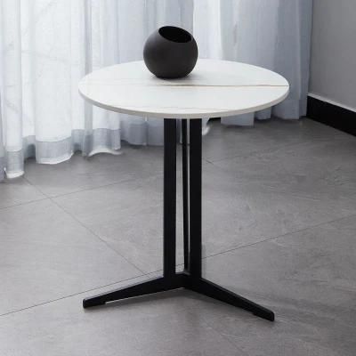 Factory Price Nordic Coffee Table Light Luxury Round Modern Design Side Table