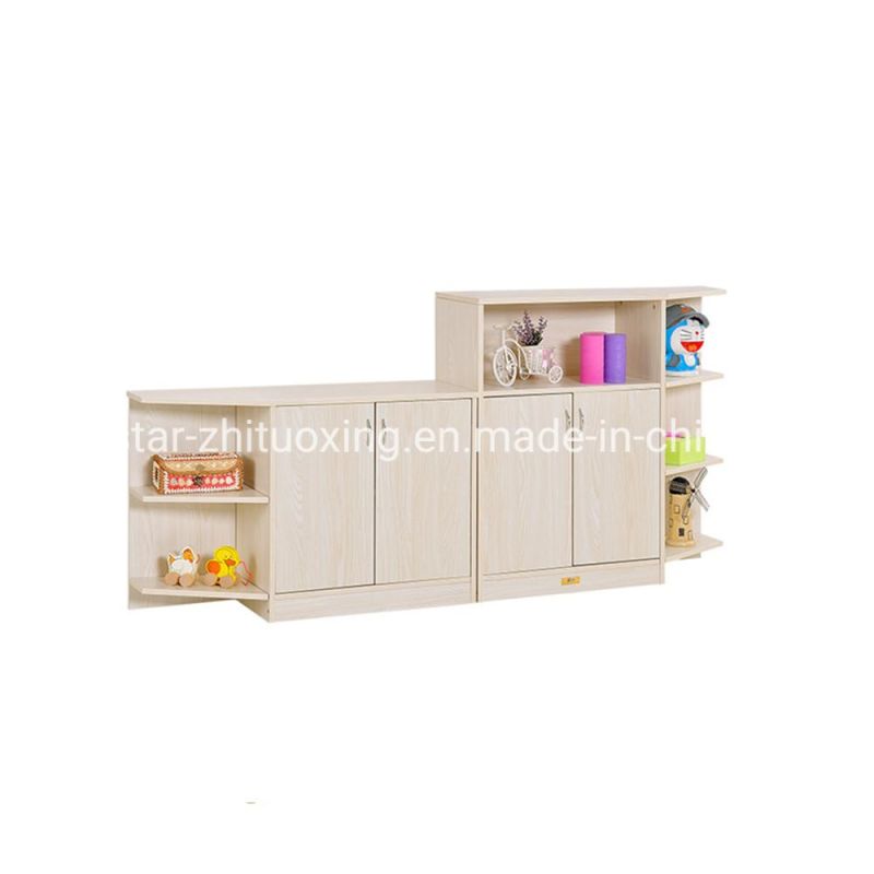 Playroom and Read Room Combination Cabinet, Wooden Multi-Function Cabinet, Kids Room Cabinet, Children Toy Storage Cabinet, Kindergarten and Preschool Cabinet
