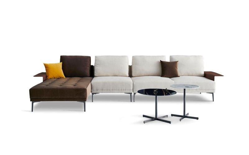Home Furniture Modern Design Modular L Shape Corner Fabric Sofa