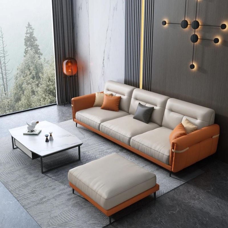 Fabric Solid Wood Frame Leisure Round Sofa Furniture