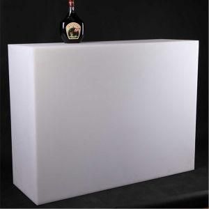 LED DJ Table Plastic Portable Bar Counter for Outdoor Patio Furniture