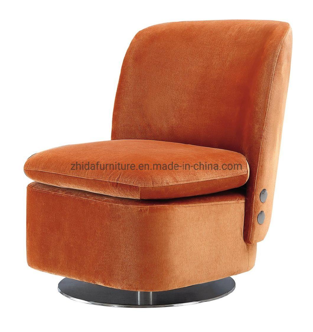 Orange Back Modern Furniture Round Back Living Room Sofa Chair