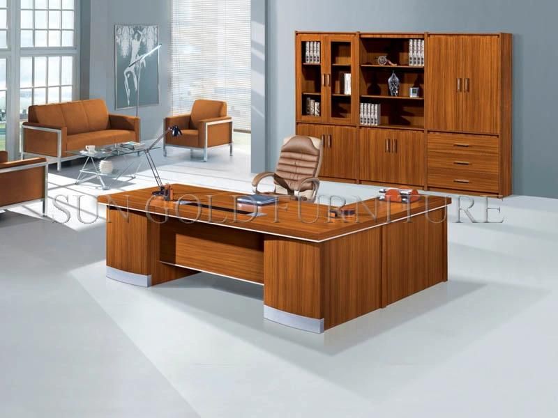High Quality Office Suites U Shape Executive Desk with High Cabinet (SZ-OD124)