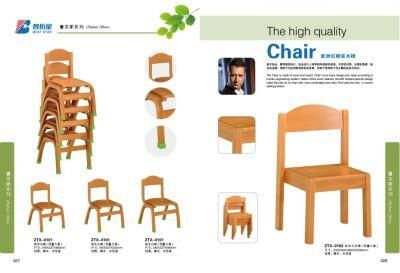 Baby Chair, Kids Wooden Chair, Children Kindergarten Chair, Stackable Nursery Chair