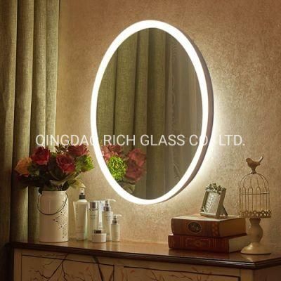 LED Bathroom Mirror with on off Sensor Switch Anti-Fog Magnify Wall Mounted Makeup