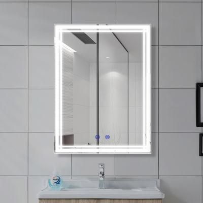 Shenzhen Hinged Bathroom Shower Fogless Mirrors with Heater and LED