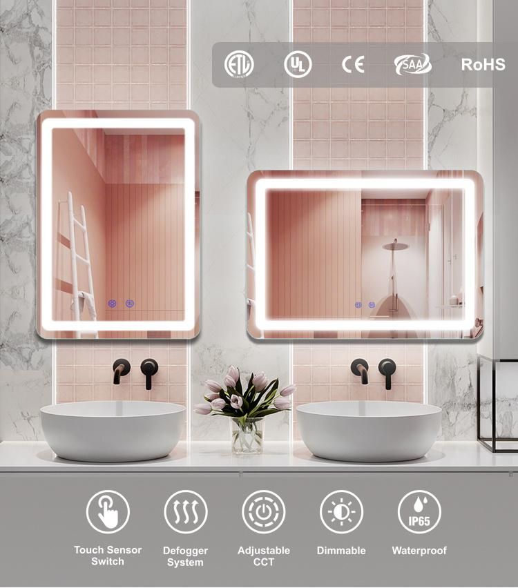 Hot Selling Home Products High Definition Glass Mirror LED Bathroom Mirror