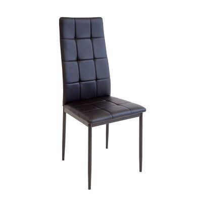 Modern Home Outdoor Restaurant Banquet Furniture Metal PU Leather Hotel Restaurant Dining Chair for Garden