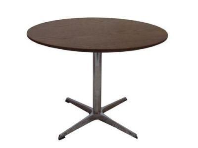 Modern Hot Sale Plywood Cocktail Dining Round Table with Pole