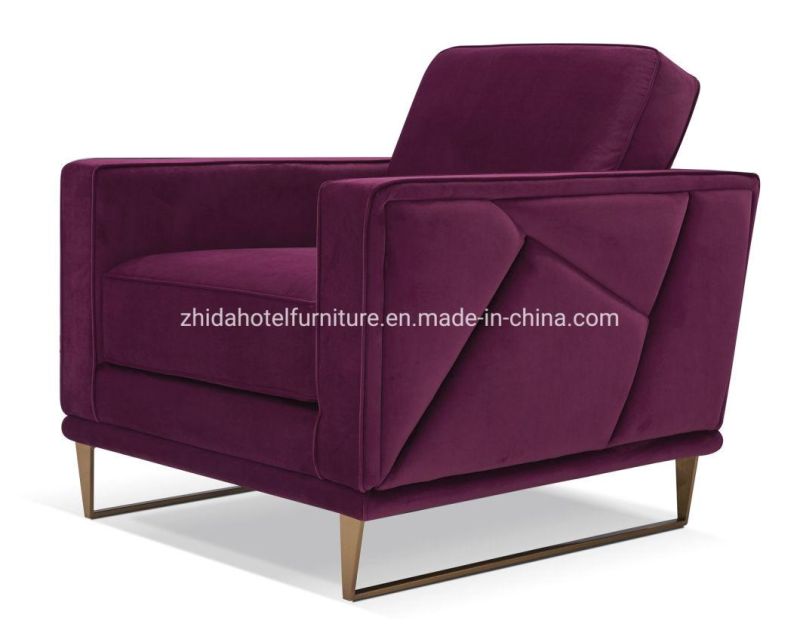 Living Room Hot Sale Hotel Lobby Area Sofa and Table Set Furniture