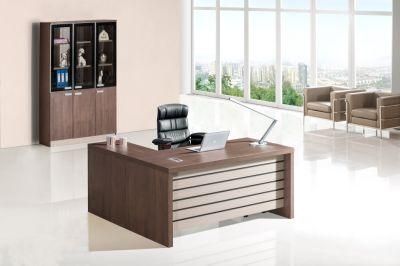 High Quality Modern Design Safe Material MDF 160cm 180cm 200cm Wooden Executive Office Desk