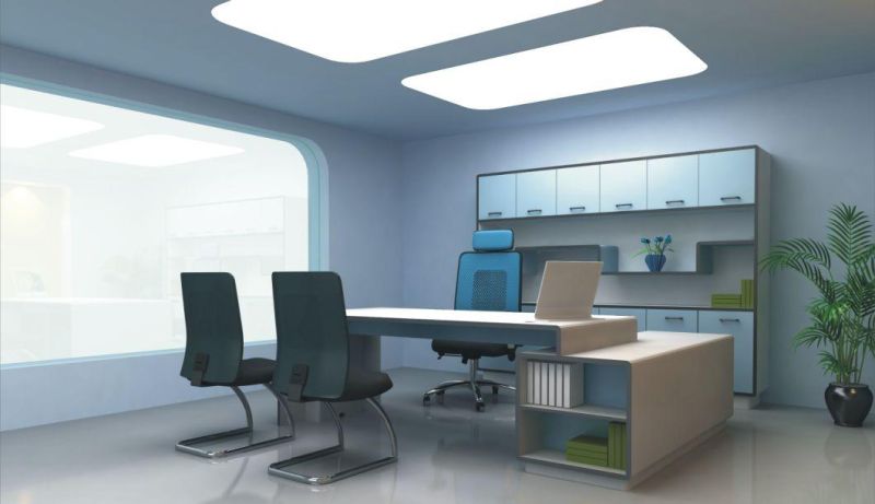 Fashion-Forward L-Shaped Computer Modern Executive Office Table