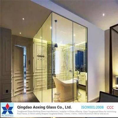 Hot Selling Modern Round Glass Mirrors Black Metal Frame for Bathroom Decorative Circle Wall Mirror