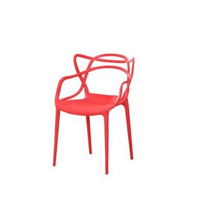Modern Wholesale Outdoor Garden Dining Room Furniture Plastic High Back Chair