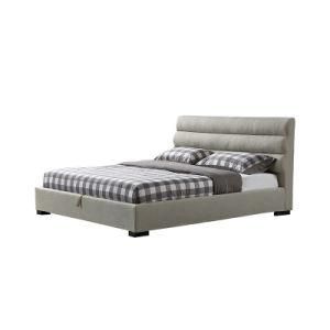 Hot Sale Modern Design Bedroom Set Wooden Frame Upholstered Fabric Bed