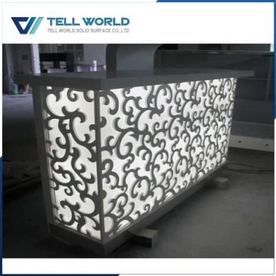 China Factory Direct Illuminated LED Bar Counter