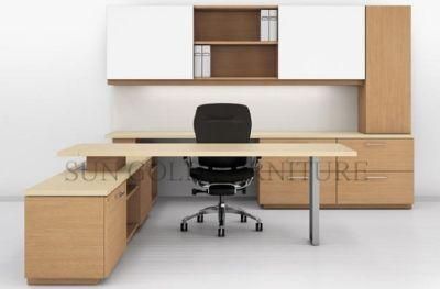 Latest Design Furniture Freestanding Office Table with Returned Desk (SZ-ODT686)