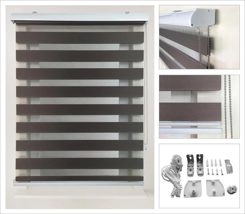 High-Quality Window Well Cover Manual Zebra Blinds