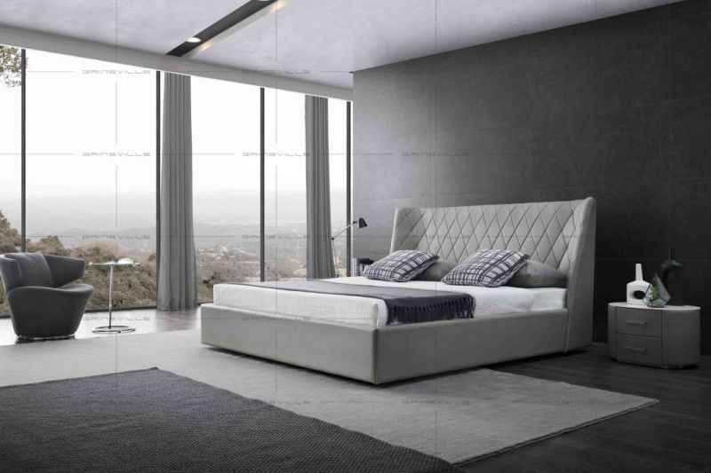 Modern Bedroom Furnitue Beds Velvet Bed Wall Bed King Bed Gc1825