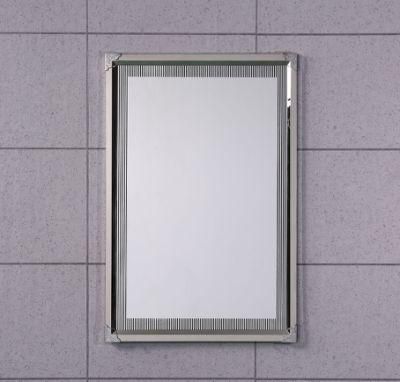 4mm High Quality Middle East Market Hot Sale Bathroom Mirror with Stainless Steel Frame