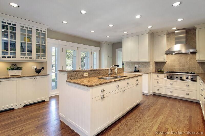 Kitchen Cabinets Traditional Antique White 2019 Island Luxury