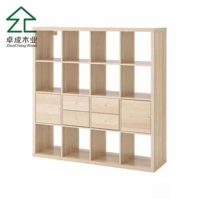 Large Rotating Floating Bookshelf Slotted Bookcase with Hidden Door