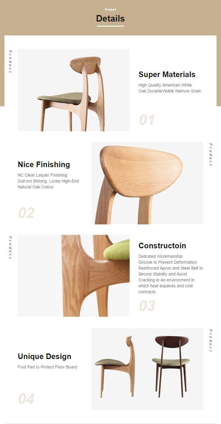 Furniture Modern Furniture Chair Home Furniture Wooden Furniture Designer Scandinavian Danish Solid Oak Green Chair Modern Dining Chair