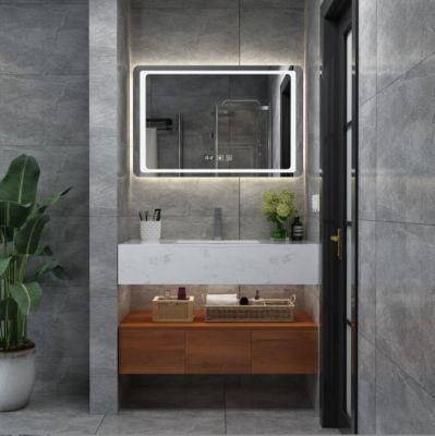 Bathroom Vanity Combination Light Luxury Rock Board Modern Simple Bathroom Mirror Cabinet