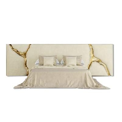 Bedroom Modern Luxury Italian Style Designer King Size Big Headboard Bed Room Bed Set Designs Furniture