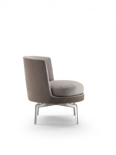Ffl-15 Leisure Chair /Metal Frame with Fabric or Microfiber, Italian Design Modern Style Leisure in Home and Hotel