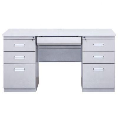 Home Office Use Computer Desk Study Table with Lock Pedestal
