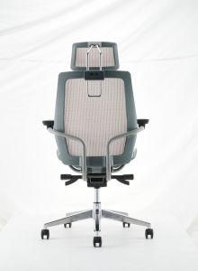 Metal Fabric Executive Zns Swivel Boss Chair for Staff Training