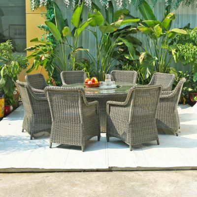 Factory Modern Garden Rattan Furniture Patio Dining Table Set Beach Chair Outdoor Furniture