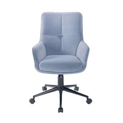 Modern Style Gray Ergonomic Back Design Swivel Lounge Office Adjustable Rolling Chair