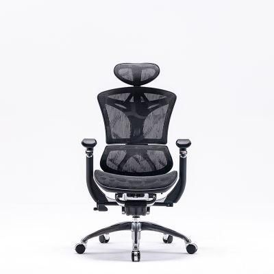 New Arrival Practical Professional Black and Silver Mesh Chair Office Furniture for Commercial Furniture